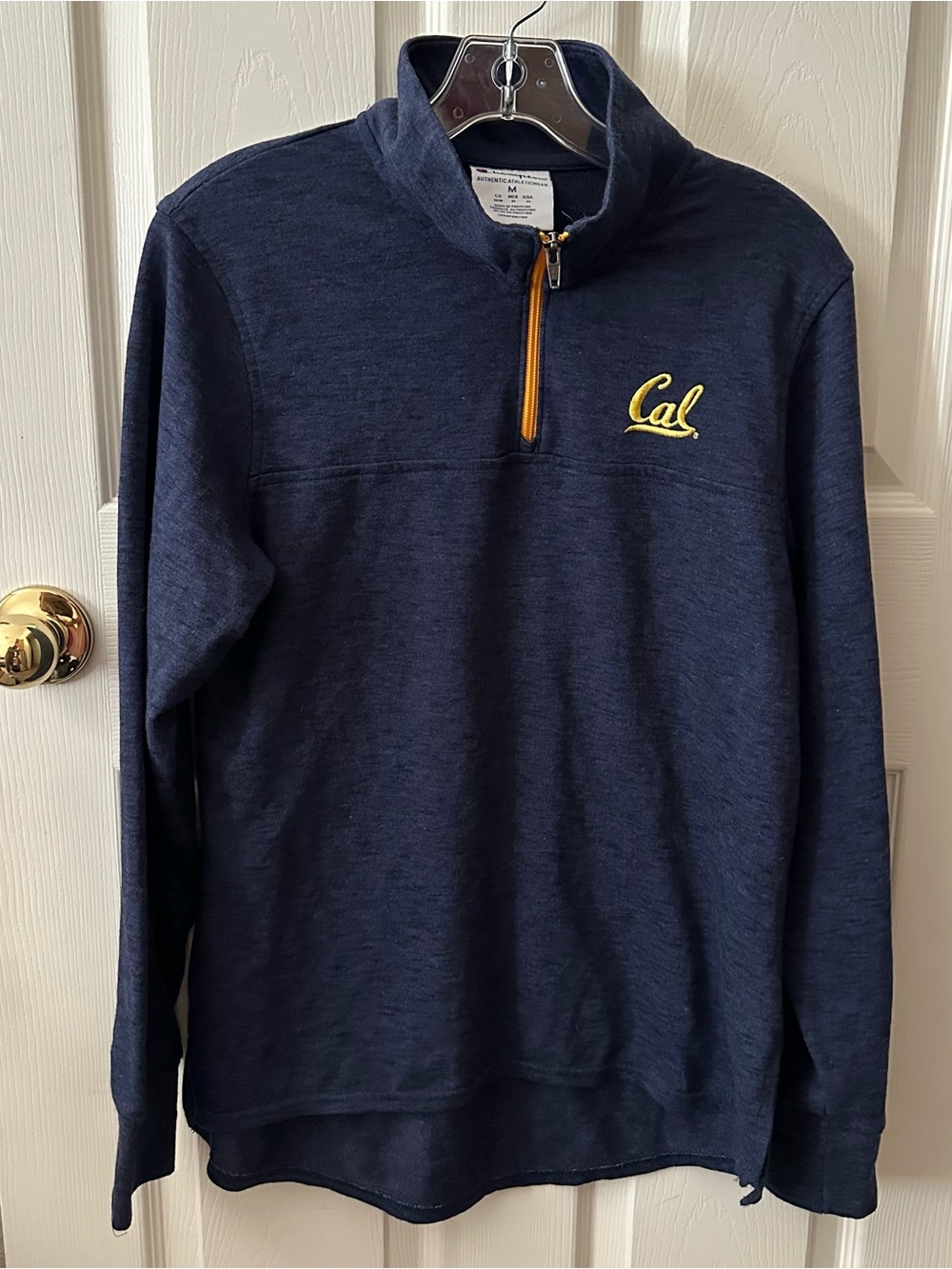 UC Berkeley Cal Golden Bears Navy 1/4 Zip Pullover Sweatshirt
